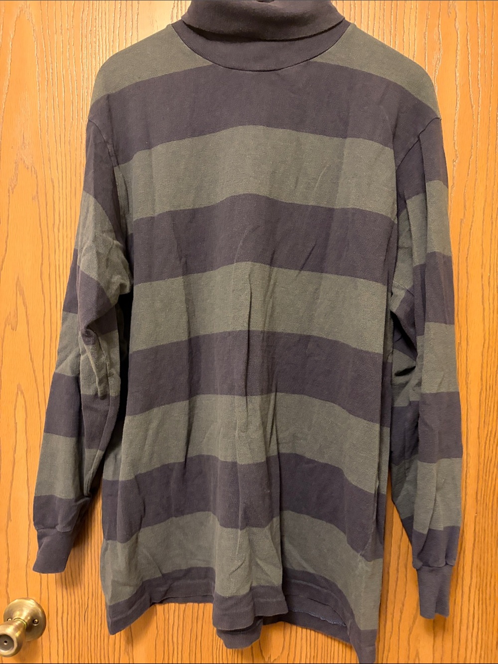 Men's POLO Long-Sleeve Turtleneck Stripe Shirt